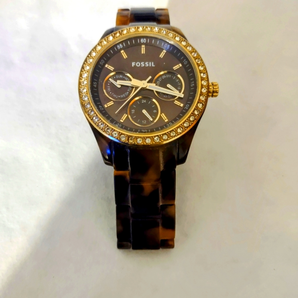Fossil Stella Tortoise Watch